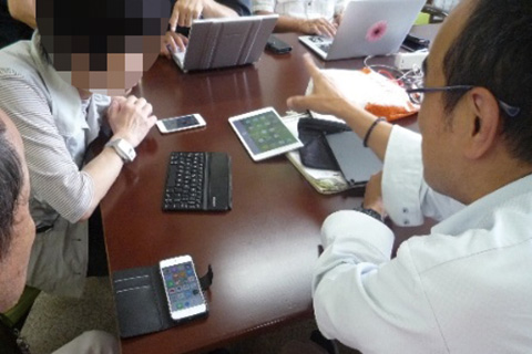 視覚障害者のためのスマホ・タブレット勉強会