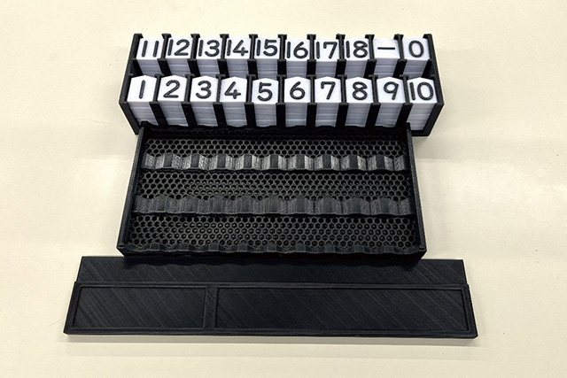 3Dプリンター製メモ用数字ブロック