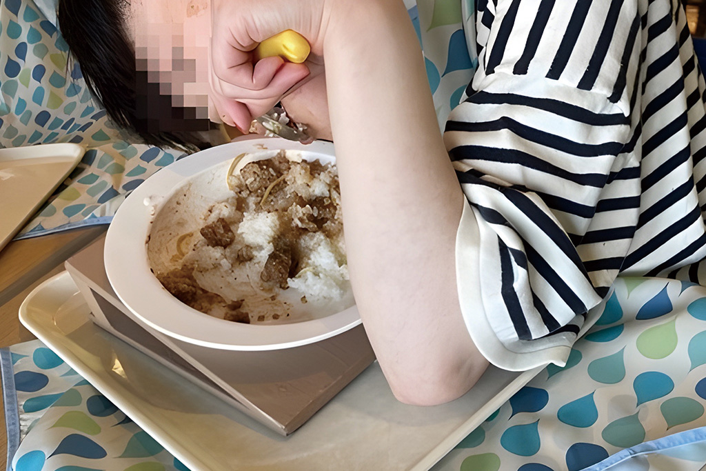 食器台を使用している様子
