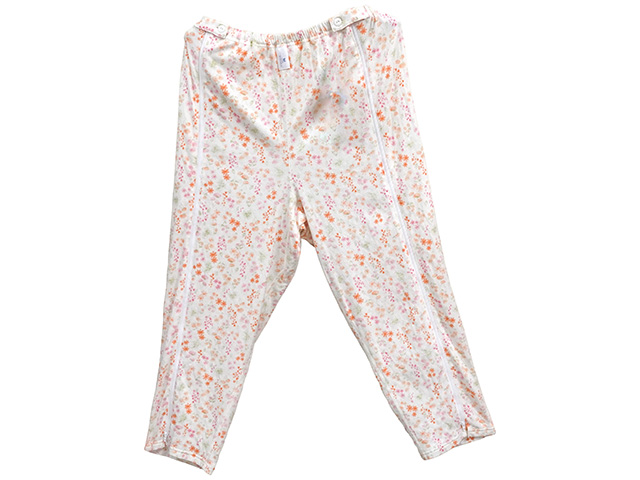 全開パジャマボトム（ファスナー）